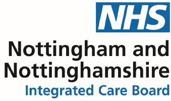 NHS Nottingham & Nottinghamshire Integrated Care Board logo