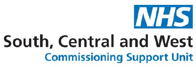 NHS South Central and West Commissioning Support Unit logo
