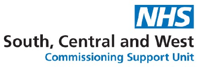 NHS South, Central and West Commissioning Support Unit logo