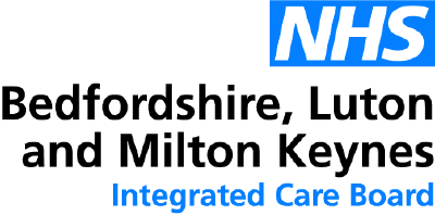 Bedfordshire, Luton and Milton Keynes Integrated Care Board logo